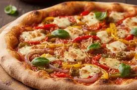 Pizza de Peperonata con Humo Líquido