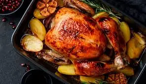 Pollo al Horno con Humo Líquido